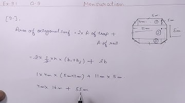 Class 8 Maths | Ex9.1 ( Q.9 )  | Ch: 9 MENSURATION | 2023-2024 .