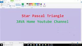 Celebrity Java code - Pascal Star Triangle - Java interview Net Worth
