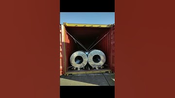 How to load and fasten steel coil in container？