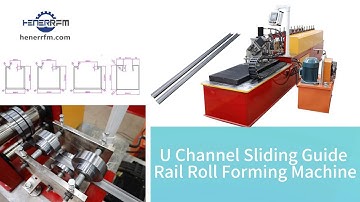 Shutter Door Guide Rail Roll Forming Machine