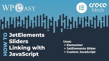 linking sliders  JetElements and Elementor