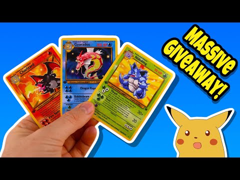 151 SHINY POKMON CARD GIVEAWAY! | SuperSmashPokemon