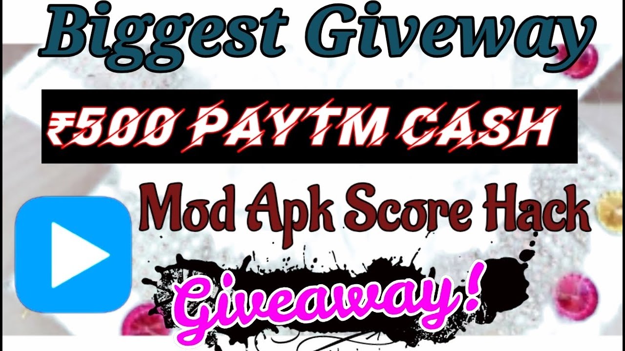 📢₹500 Paytm Cash Giveway😇 Again Mx player score hack 😱Mod