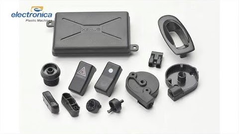 Electronica Plastic Machines - Injection Moulding Machines various applications video