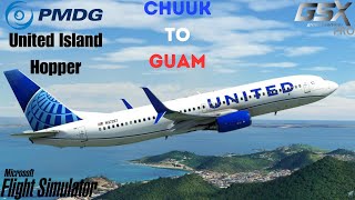 PMDG 737-800 | Real Life Final Leg of United Island Hopper Route | Vatsim ATC | MSFS 2020