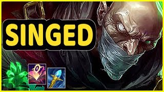 Singed assist vs Darius