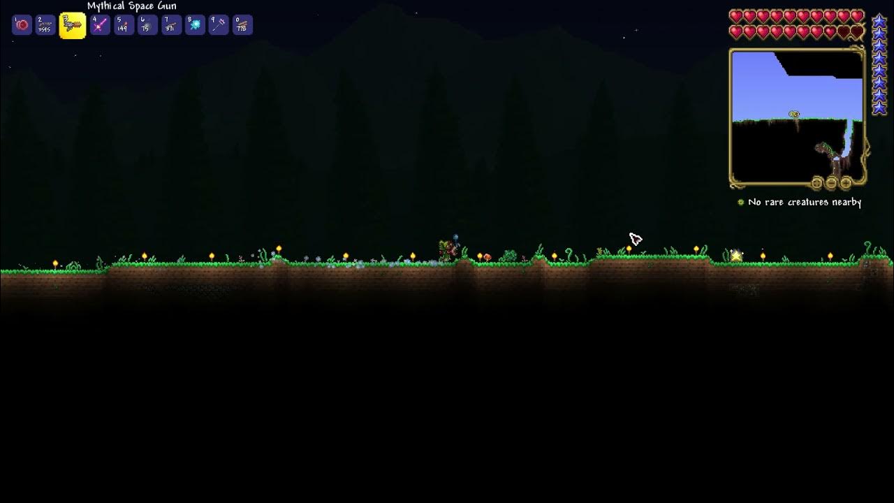 What does Meteor Shower / Falling Stars in background mean Terraria 1