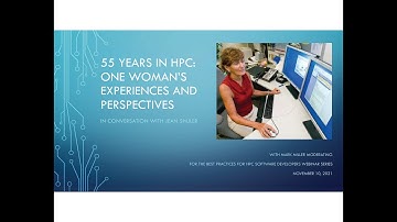 IDEAS-ECP Webinar: 55+ Years in High-Performance Computing: One Woman’s Experiences and Perspectives