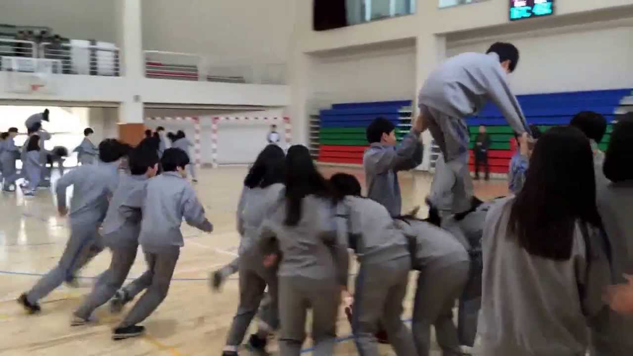 Human Bridge Competition at CNSA High School YouTube