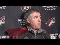 Head Coach Dave Tippett - Flames vs Coyotes