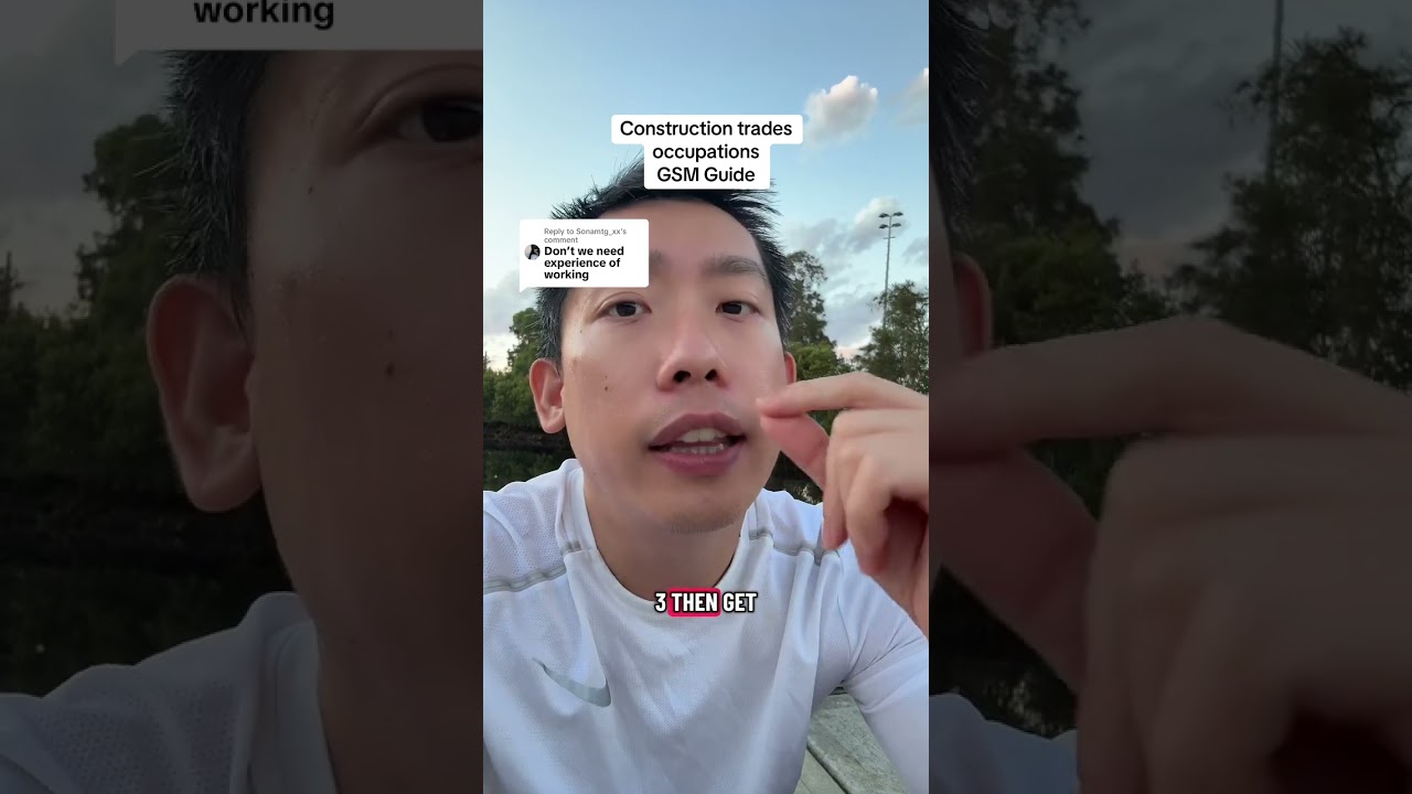 in order to get through the general skill migration program as a construction trades occupation you