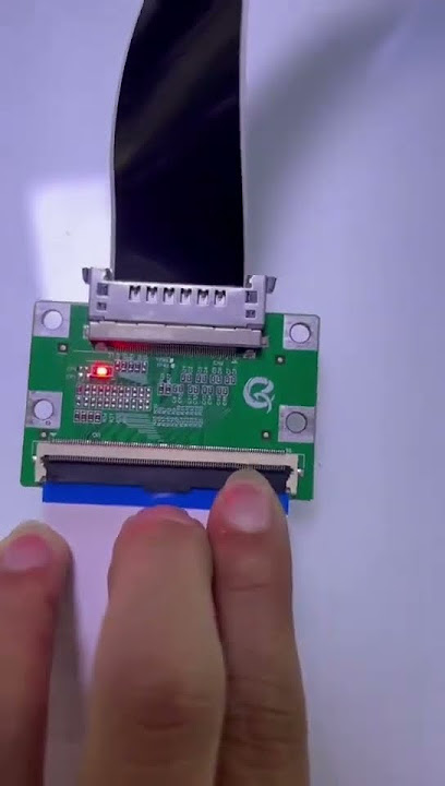 Yqwsyxl Signal LVDS connector splitter LVDS driver board advertising  machine signal 1 turn 2 same screen display HD