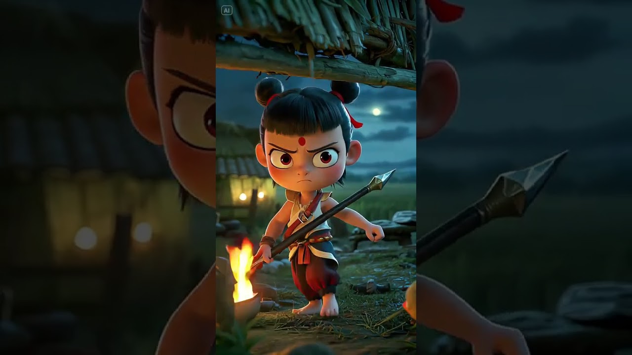 A cat and Boy stole a chicken from a farmer 😁😂  