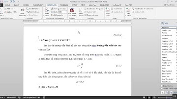 [Word] Hướng dẫn đánh số công thức