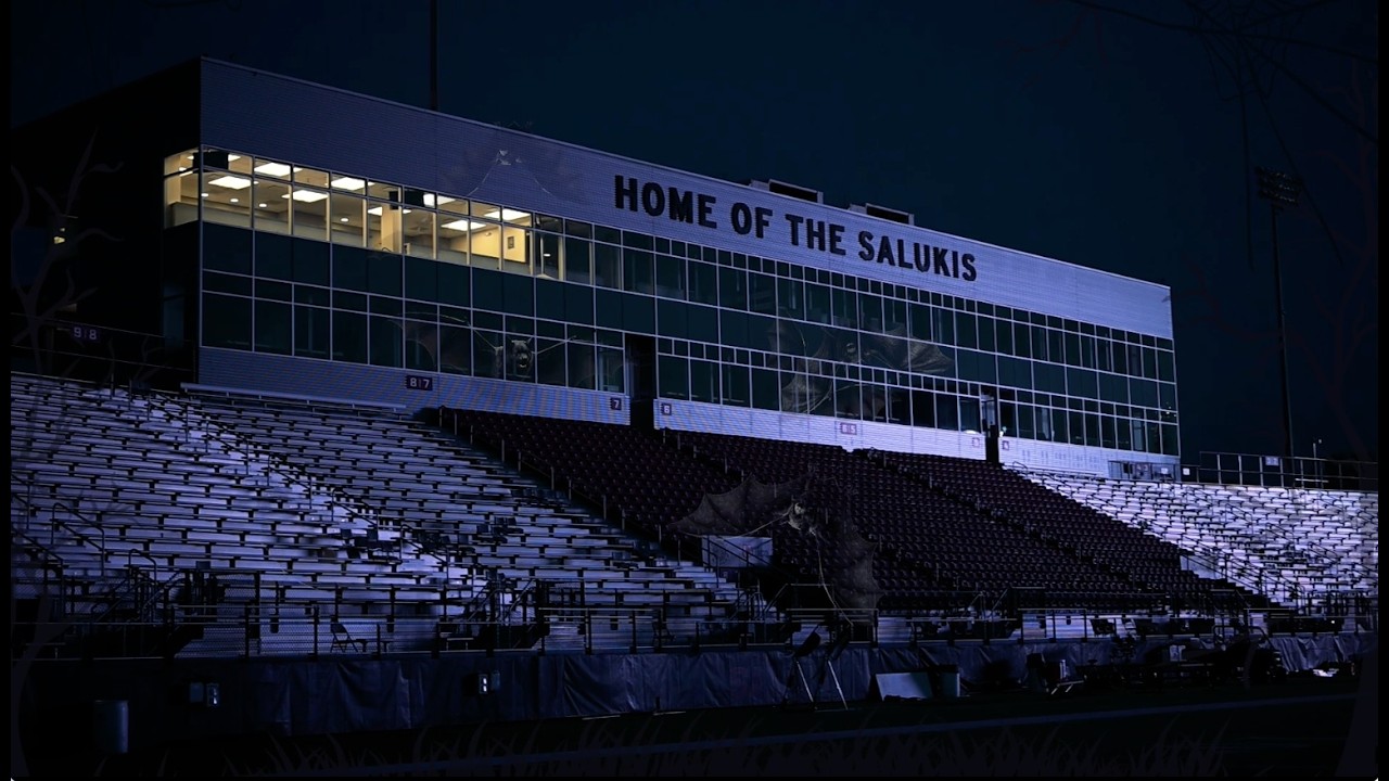 Something spooky going on at Saluki Stadium😱🎃