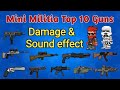 Mini Militia Top 10 Guns Damage And Sound Effects SVSR Game Zone 