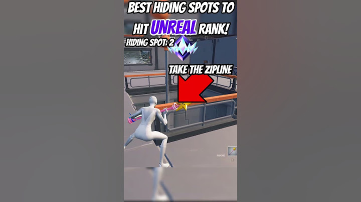 Best Hiding Spot To Hit UNREAL Rank ! (Chapter 6, Season 4) #fortnite
