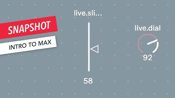Max Procedural Music Software Tutorial | Snapshot Feature | Berklee Online