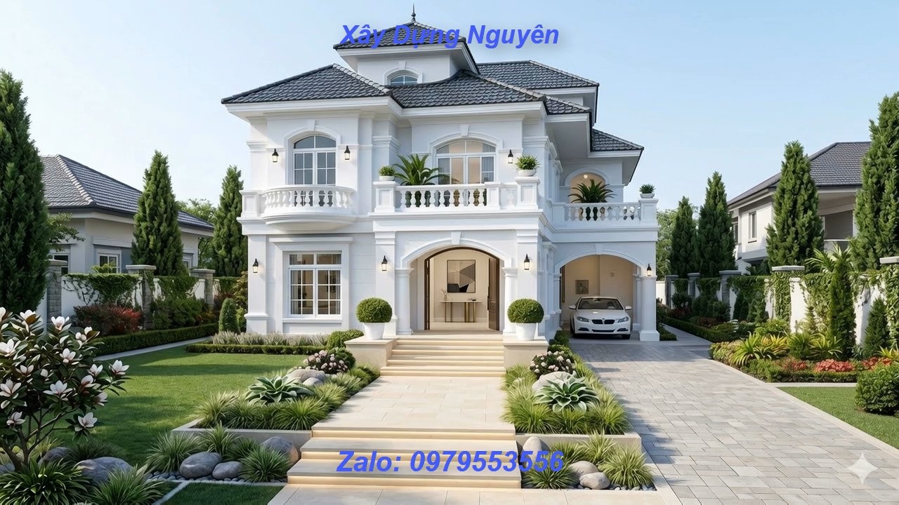 Mẫu Biệt Thự 2 Tầng Mái Nhật Diện Tích 10x15m Thiết Kế 4 Phòng Ngủ #nha2tang #mainhat