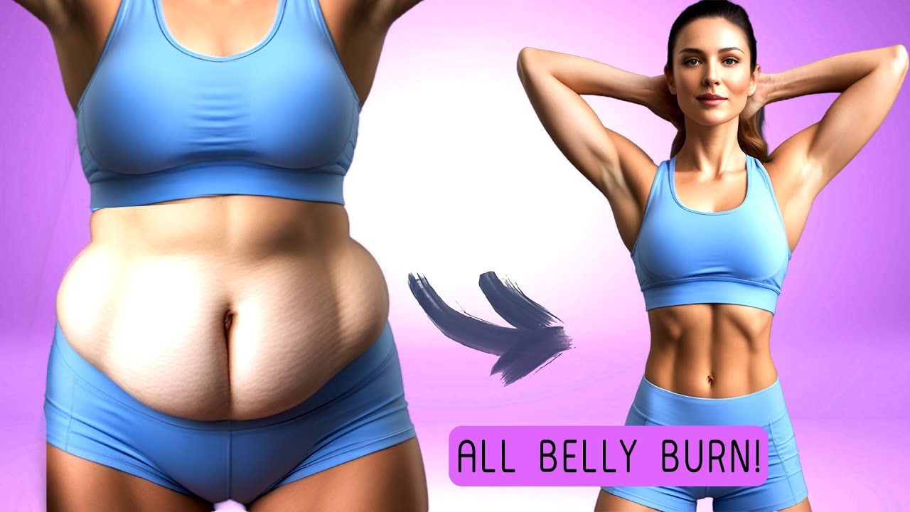 Сжигайте больше калорий за минуты | Тренировка для сжигания жира на животе стоя