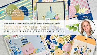 Fun Fold & Interactive Wildflower Birthday Cards
