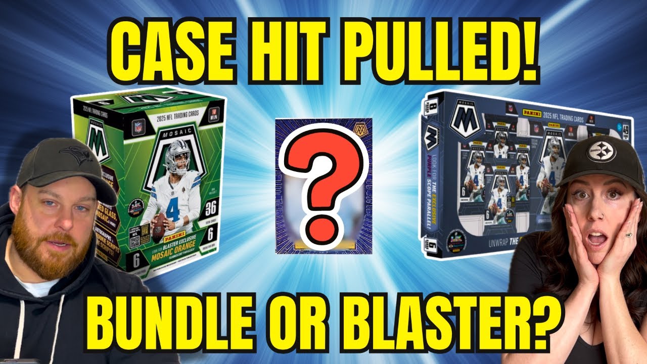 MICRO MOSAIC! OUR FIRST MOSAIC CASE HIT!🏈Costco Bundle and Blaster Opening of 2025 Mosaic Football