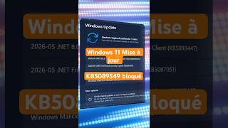 Mise à jour Windows KB5089549 bloquée ? 🛑 Voici la solution !