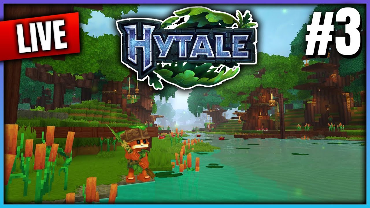 Hytale EARLY ACCESS LIVE #3 — Zimowy Dom w Górach + Polowanie na Mithril!