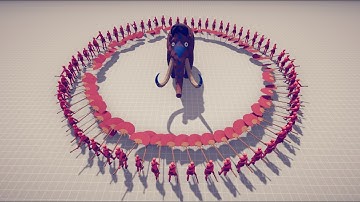 50 FAN BEARER vs 1 EVERY UNIT - Totally Accurate Battle Simulator TABS