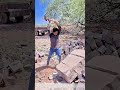 Splitting Stone Slabs: Raw‑Force Rural Quarry Craftsmanship