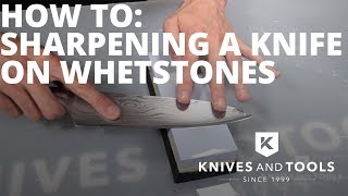 How to sharpen a knife on whetstones - Knivesandtools.com