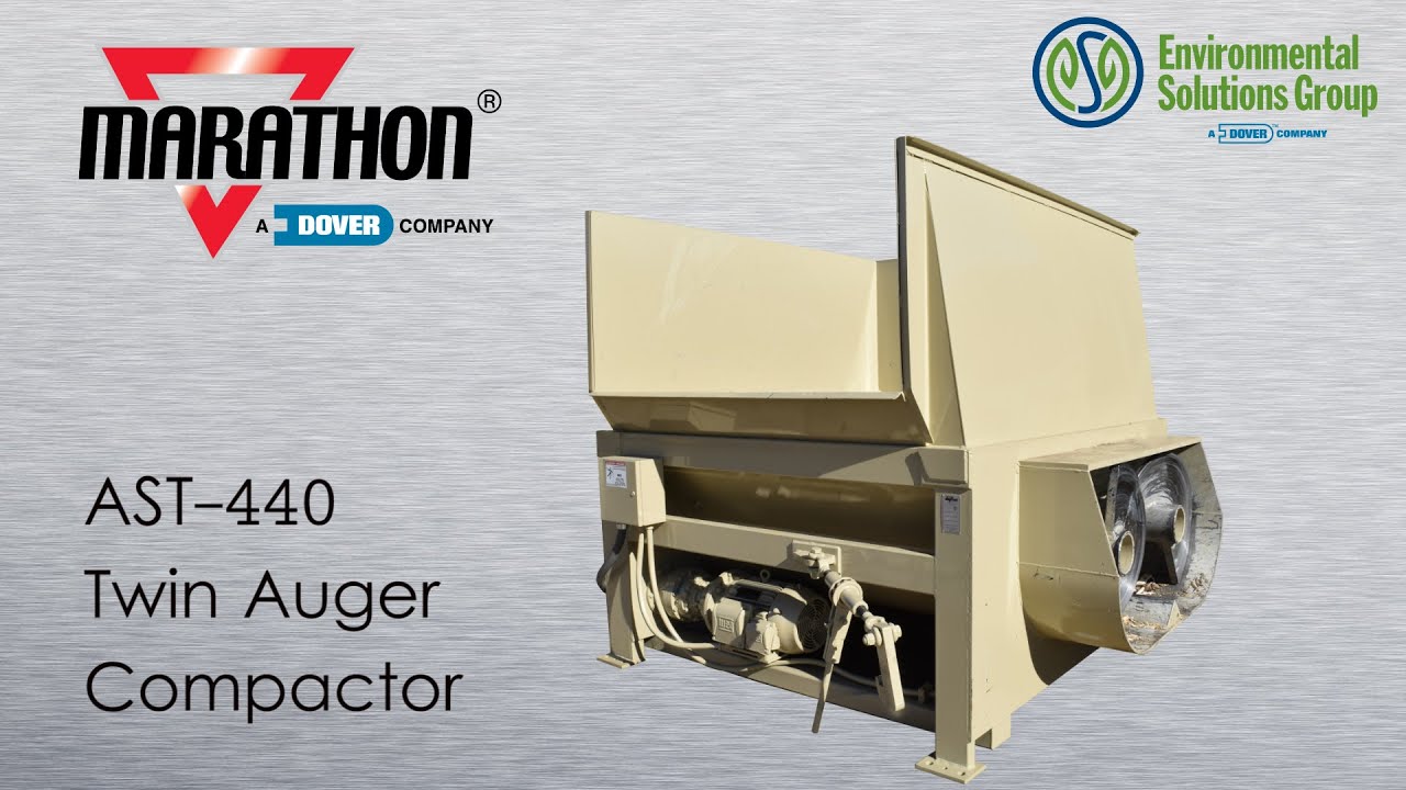 AST440 Dual Auger Compactor YouTube
