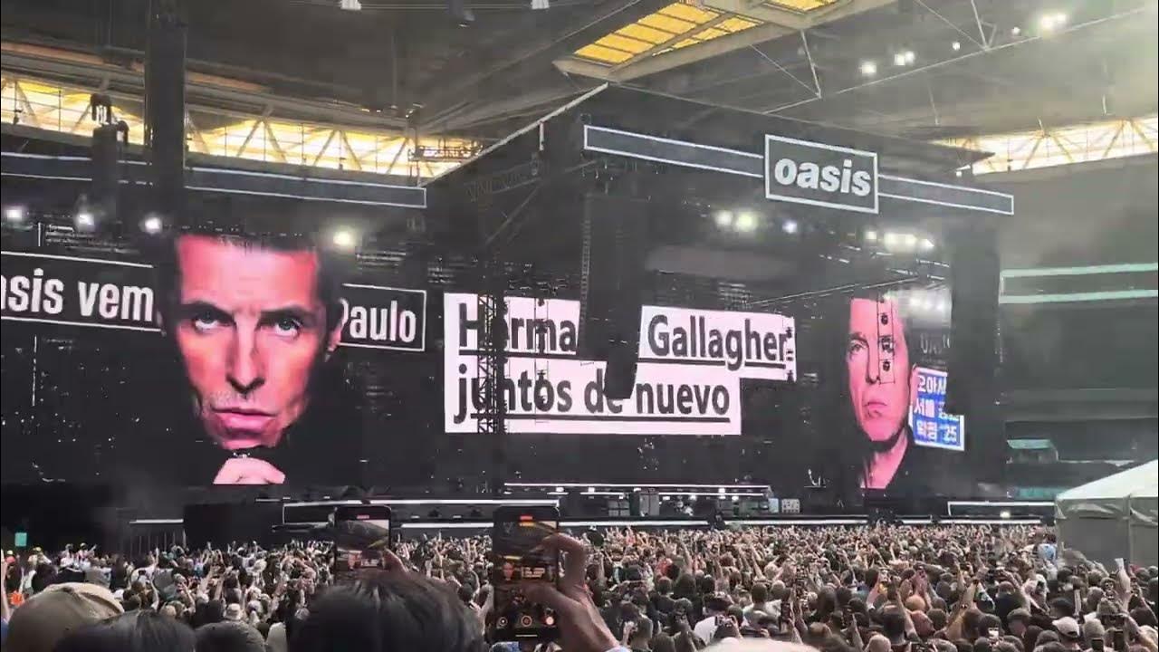Oasis - Hello - 30/07/2025 - London, England Oasis - Hello - 30/07/2025 - London, England