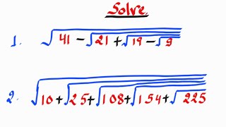 A very nice Square Root Question | Squares