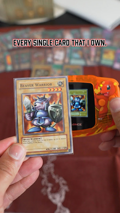 The Yu-Gi-Oh Gameboy Games had an awesome feature!  #gameboy