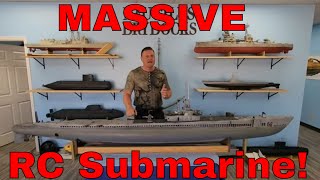The Most MASSIVE RC Submarine that has come through The RCSubGuy's Shop