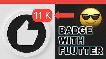 FLUTTER TUTORIAL - NOTIFICATION BADGE ICON [2022] [1 MIN]  FOR #FLUTTER NICE UI