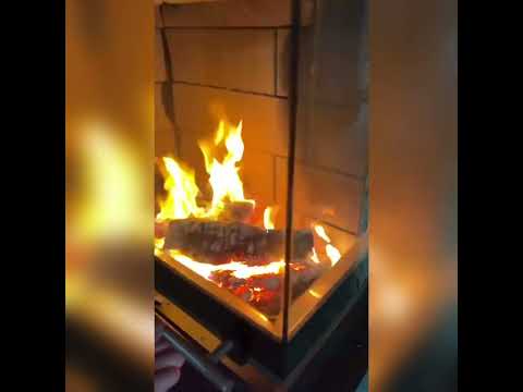 Камінна топка з кутовим склом і гільйотиною Kobok KAZETA R90 67 VD 720/450-S/380 (L/R), видео 1