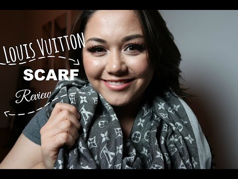 My naughty treat unboxing of a new to me Louis Vuitton denim blue shawl  wrap scarf so fabulous 