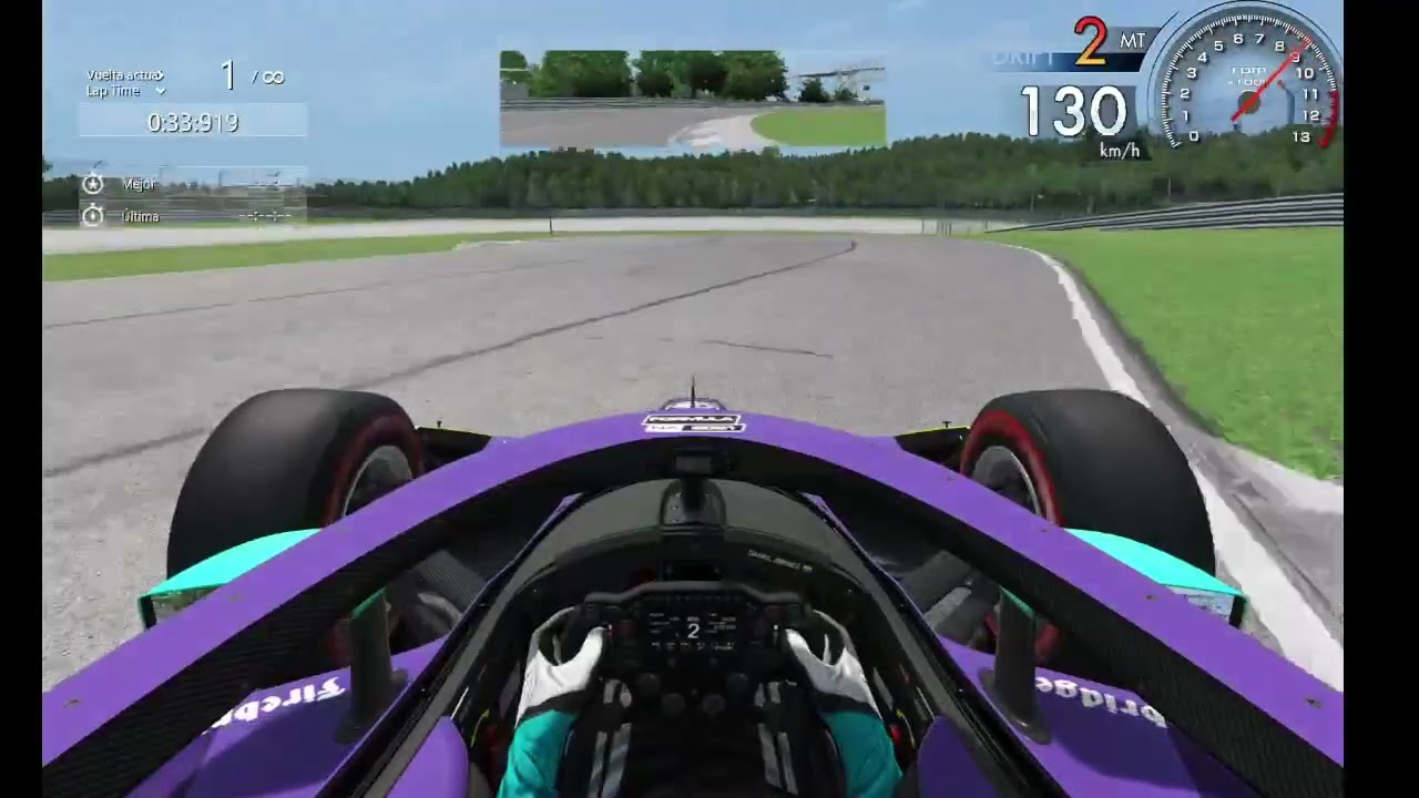 Barber Motorsports Park ( VRC Alabama) Firstlap VRC NA 21 Indycar Road onboard tv cam| Assetto Corsa