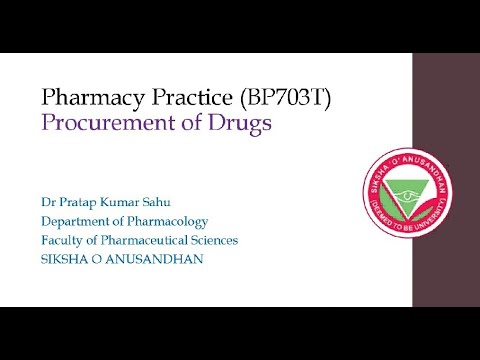 Procurement of Drugs - YouTube