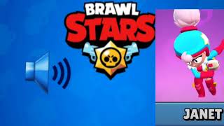 Brawl Stars All Official Janet Voice Lines Stuntshow Leaks