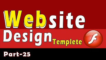How To Design Website Template In Macromedia Flash Part 25