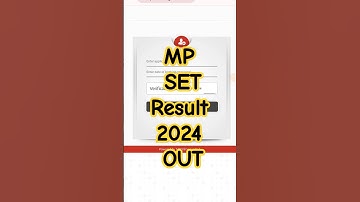 MP SET Result 2024 Kaise Dekhe 🔵 How To Check MP SET Result 2025 ? MP SET Result 2025 Link