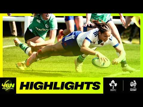 Ireland v France | Under 18's Women's Six Nations | Ruthless France nil Ireland in their opener!