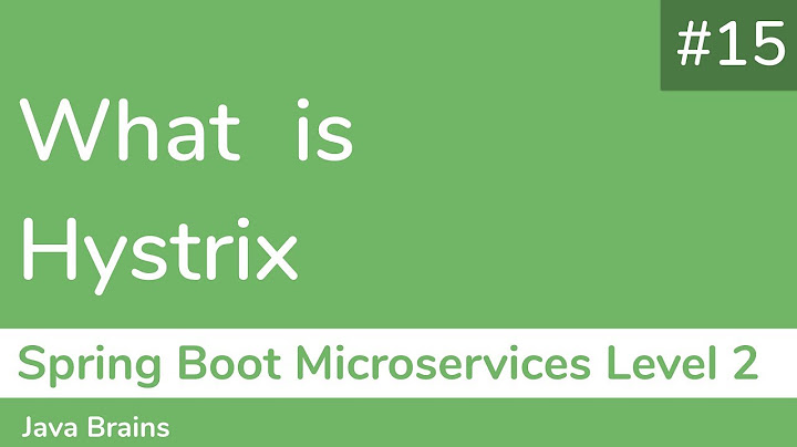 15 What is Hystrix - Spring Boot Microservices Level 2