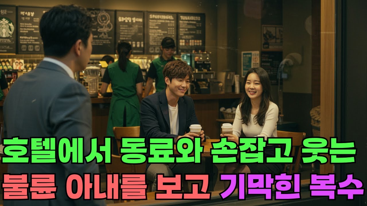 Outline Video 아내가 호텔에서 동료와 손잡고 웃는다, 남편은 복수를 준비하는데