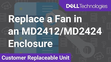 How to Replace a Fan in an MD24 2U Enclosure