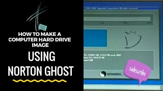 How to Make Computer Hard Drive Image Using Norton Ghost 👻