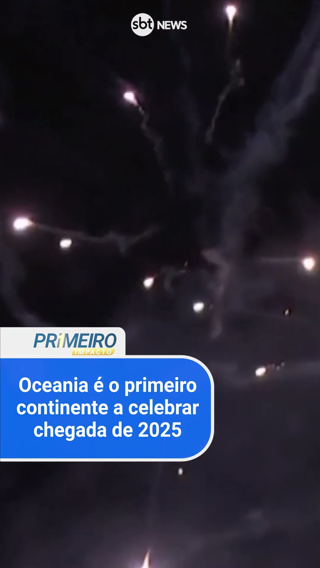 Oceania é o primeiro continente a celebrar chegada de 2025 | Primeiro Impacto (31/12/24)